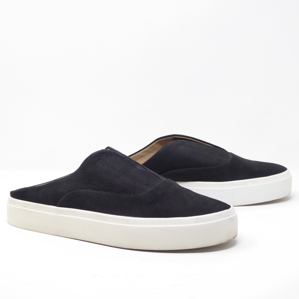 Corso Como Trena Womens Black Leather Slip On Mules Sneakers Size 9.5M